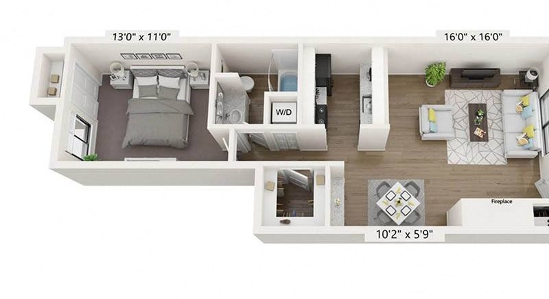 The Bradford floor plan